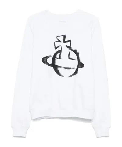 VIVIENNE WESTWOOD VIVIENNE WESTWOOD ORB PRINTED CREWNECK SWEATSHIRT
