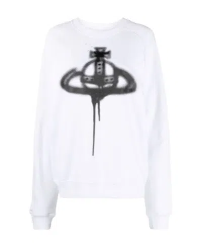 VIVIENNE WESTWOOD ROUND COLLAR LONG SLEEVE SWEATER