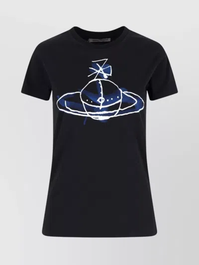 VIVIENNE WESTWOOD SHORT SLEEVES CREW NECK GRAPHIC PRINT