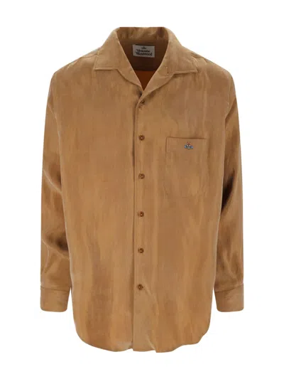VIVIENNE WESTWOOD SUEDE EFFECT SHIRT