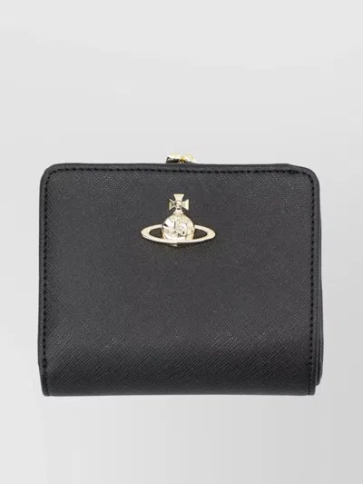 VIVIENNE WESTWOOD TEXTURED FINISH WALLET AND CARDHOLDER