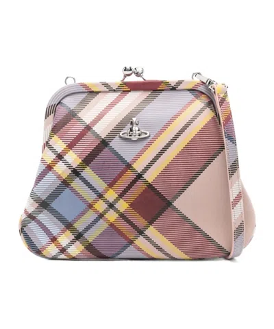 VIVIENNE WESTWOOD VIVIENNE WESTWOOD ORB PLAQUE CLUTCH BAG