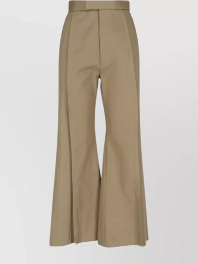 VIVIENNE WESTWOOD WIDE LEG HIGH WAIST TROUSERS WITH BELT LOOPS