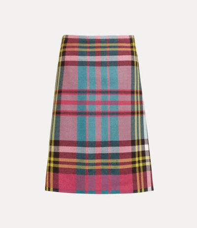VIVIENNE WESTWOOD WORLDS END CLASSIC MEN'S KILT TARTAN GIANT-MAC-ANDY-BLUE 50 MEN