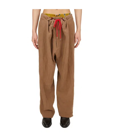 VIVIENNE WESTWOOD VIVIENNE WESTWOOD WRECK STRAIGHT-LEG DRAWSTRING PANTS