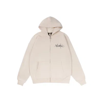 VLONE VLONE Love Logo Zip Hooded Jacket 'Cream'