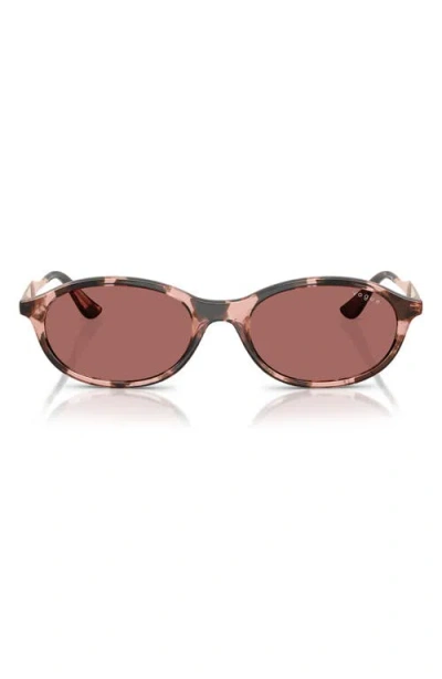 VOGUE VOGUE 52MM OVAL SUNGLASSES