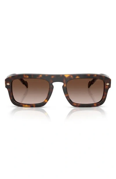VOGUE VOGUE 53MM GRADIENT SQUARE SUNGLASSES