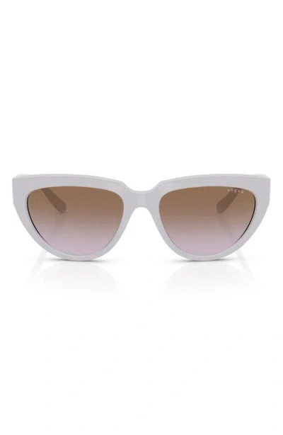 VOGUE VOGUE 54MM IRREGULAR SUNGLASSES