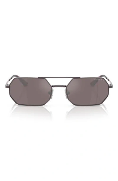 VOGUE VOGUE 55MM POLARIZED IRREGULAR SUNGLASSES