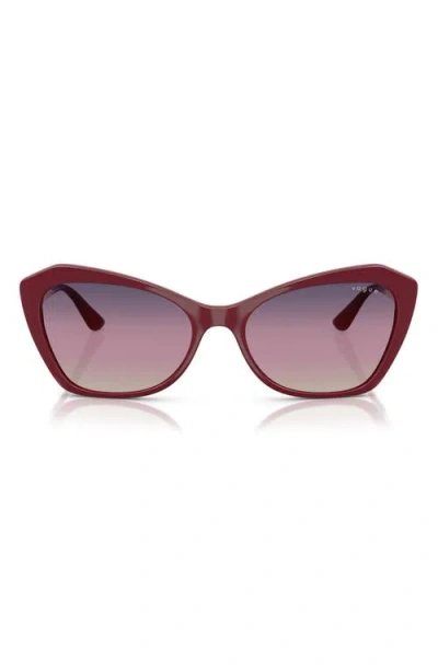 VOGUE VOGUE 56MM CAT EYE SUNGLASSES