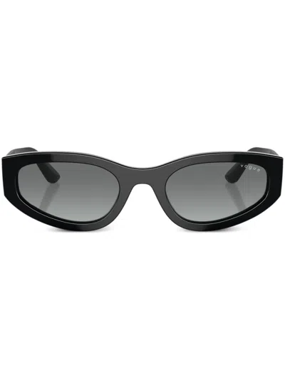 VOGUE EYEWEAR OVAL-FRAME SUNGLASSES