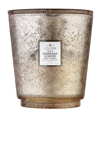 VOLUSPA 5-WICK HEARTH CANDLE