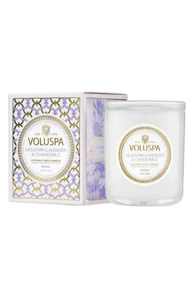 VOLUSPA VOLUSPA MOUNTAIN LAVENDER & CHAMOMILE BOXED CLASSIC CANDLE