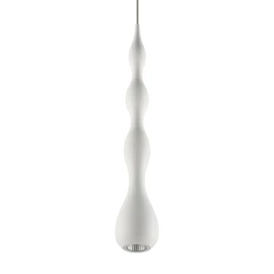 VONN LIGHTING POLARIS VMP24510WH 5" INTEGRATED LED HEIGHT ADJUSTABLE PENDANT LIGHT IN WHITE