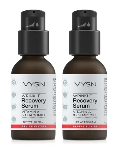 VYSN VYSN UNISEX 1OZ WRINKLE RECOVERY SERUM - VITAMIN A & CHAMOMILE - 2 PACK