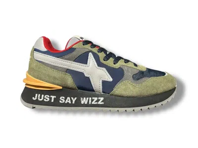 W6YZ MEN'S SNEAKERS W6YZ 2015185111F91 GREEN-BLUE