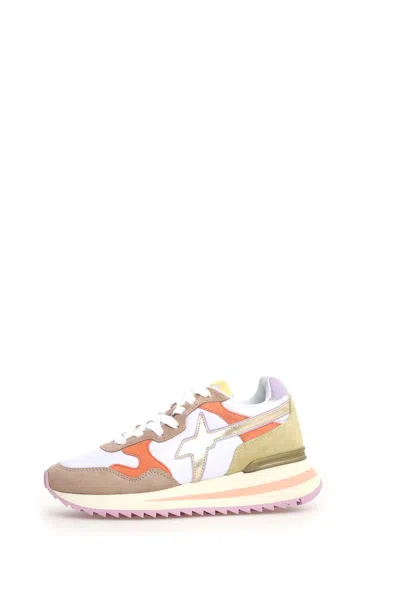 W6YZ WOMEN'S SNEAKERS W6YZ YAK-W. 2016528 42 1E64 BEIGE/WHITE/PEACH