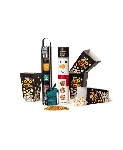 WABASH VALLEY FARMS SEASONED SNOWMAN POPCORN SET, 10 PIECE