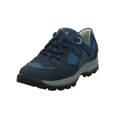 WALDLÄUFER WALDLÄUFER DAMEN HOLLY BLAUER LEDER/TEXTIL SCHNÜRSCHUH
