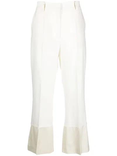 WALES BONNER HARMONY STRAIGHT-LEG WOOL TROUSERS