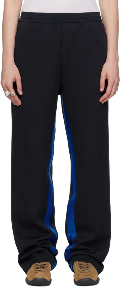 WALES BONNER NAVY ADIDAS ORIGINALS EDITION PIQUE TRACK PANTS