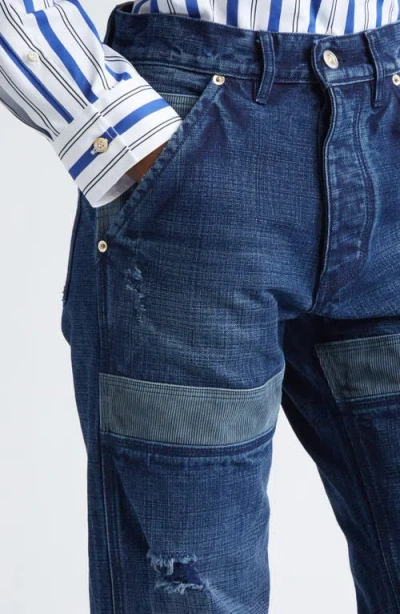 WALES BONNER WALES BONNER SIERRA STRAIGHT LEG JEANS