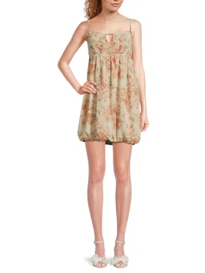 WALTER BAKER WOMEN'S ELSA FLORAL MINIDRESS