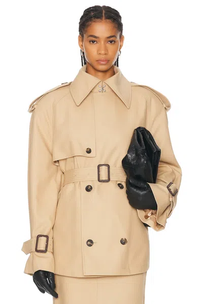 WARDROBE.NYC CROPPED TRENCH