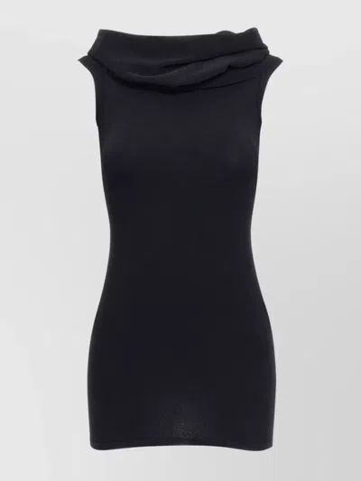 WARDROBE.NYC MINI OFF SHOULDER DRESS