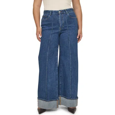 WARP & WEFT WARP+WEFT NCE HIGH WAIST WIDE LEG JEANS