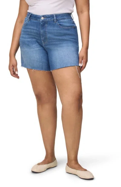 WARP & WEFT WARP+WEFT STRETCH DENIM SHORTS