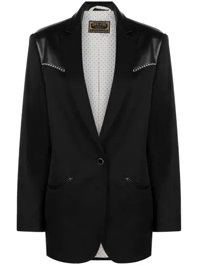 WASHINGTON DEE CEE PANELLED SINGLE-BREASTED BLAZER