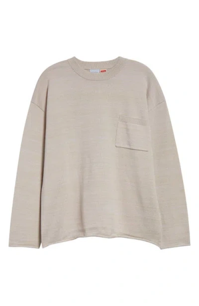 WASTE YARN PROJECT WASTE YARN PROJECT ALICE POCKET CREWNECK SWEATER