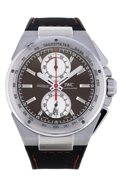 WATCHFINDER & CO. WATCHFINDER & CO. IWC PREOWNED 2013 INGENIEUR IW378511 LIMITED EDITION CHRONOGRAPH RUBBER STRAP WATC
