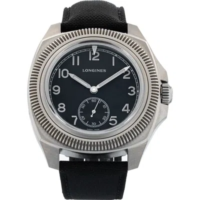 WATCHFINDER & CO. WATCHFINDER & CO. LONGINES PREOWNED 2024 HERITAGE AVIGNATION L2.838.1.53.2 LEATHER STRAP WATCH, 43MM