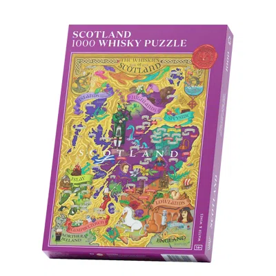 WATER & WINES WATER & WINES SCOTLAND WHISKY MAP JIGSAW PUZZLE, PUZZLE, 1000 PIECES