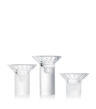 WATERFORD CRYSTAL LISMORE ARCUS CANDLESTICKS
