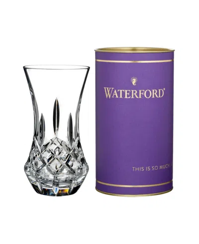 WATERFORD WATERFORD GIFTOLOGY LISMORE BON BON VASE 6", PURPLE BOX