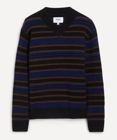 WAX LONDON WAX LONDON MENS SCAFELL WOOL JUMPER