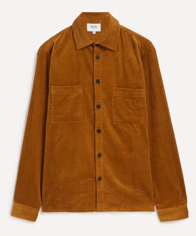 WAX LONDON WAX LONDON MENS WHITING CORDUROY OVERSHIRT