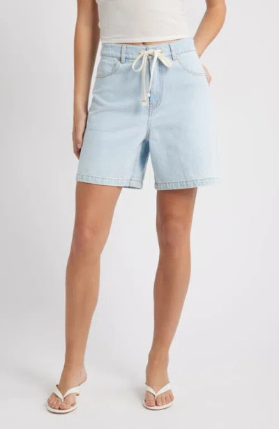 WAYF WAYF ROWAN DENIM DRAWSTRING SHORTS