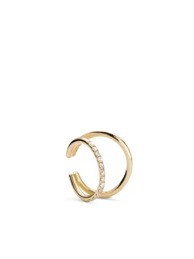 WE BY WHITEBIRD 14KT YELLOW GOLD MELINA DIAMOND EAR CUFF