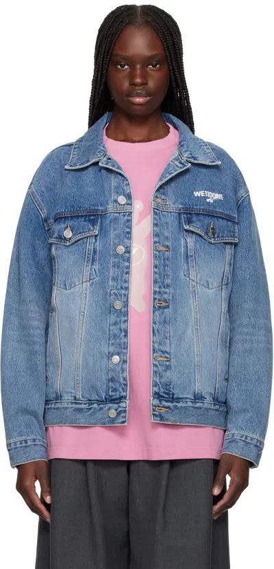 WE11 DONE BLUE '1506' TRUCKER DENIM JACKET