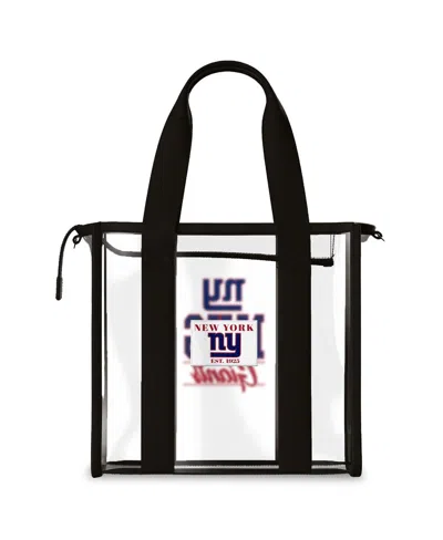 WEAR BY ERIN ANDREWS NEW YORK GIANTS STADIUM TEAM COLOR TRIM WITH TOTE BAG