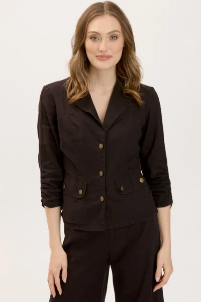 WEARABLES LINEN FOLKSY JACKET