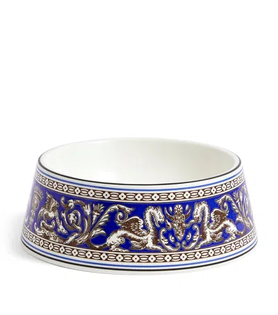 WEDGWOOD BONE CHINA FLORENTINE PET BOWL