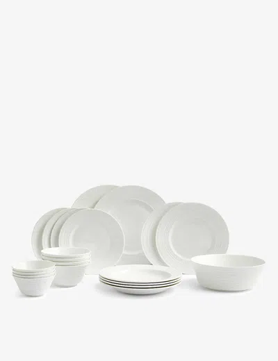 WEDGWOOD INTAGLIO BONE CHINA 21-PIECE DINNERWARE SET