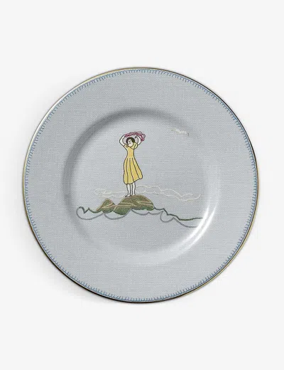 WEDGWOOD SAILOR'S FAREWELL SMALL CHINA PLATE 17CM