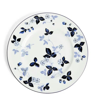 WEDGWOOD WILD STRAWBERRY INKY BLUE DINNER PLATE
